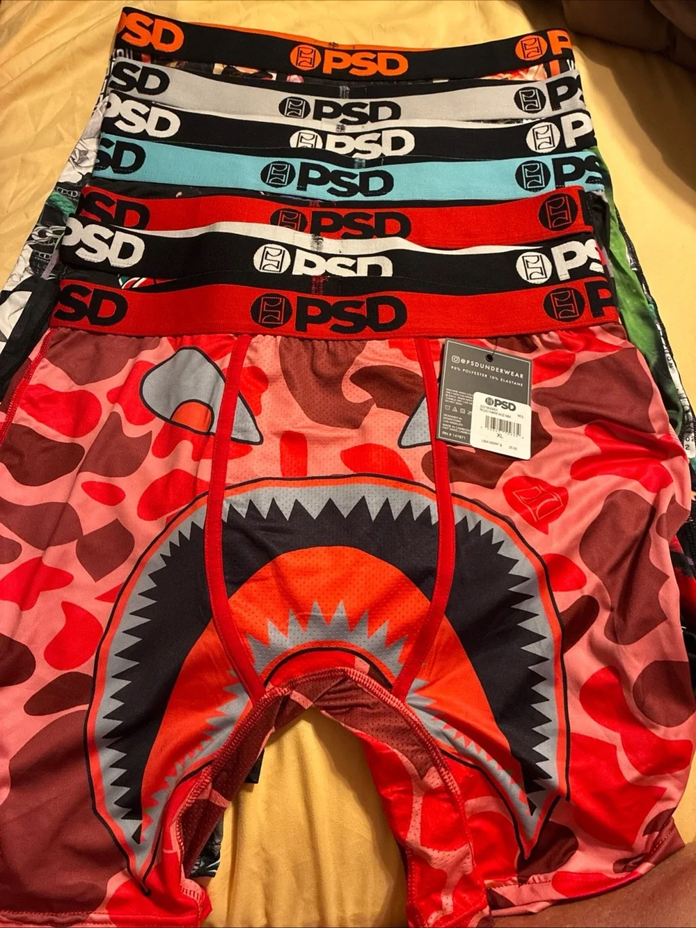 PSD mens boxer briefs lot of 7 size XL